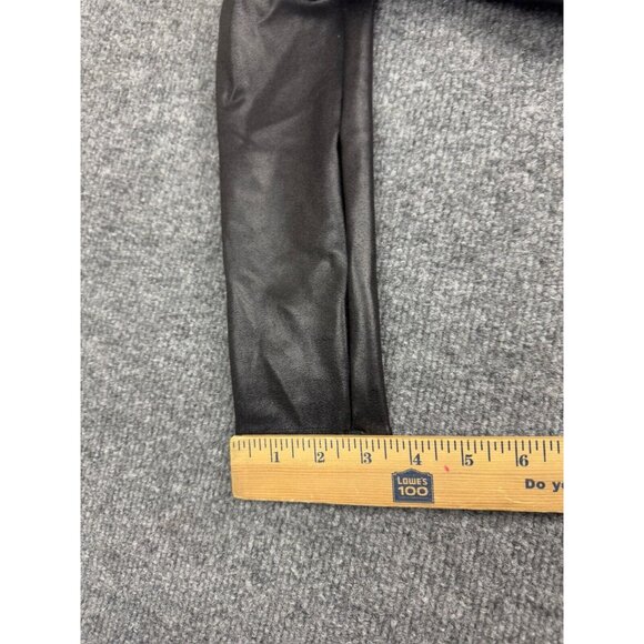 Spanx Faux Leather Leggings Women's Small Black Pull On Mid Rise Skinny - Picture 6 of 9
